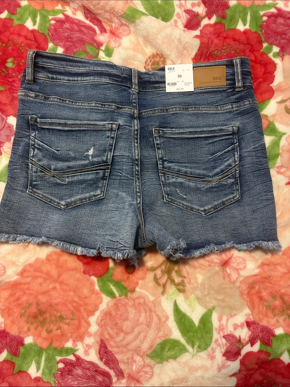 BKE high rise Denim Shorts